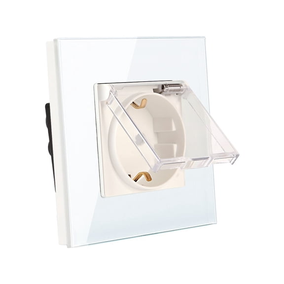 Indoor And Outdoor Use 16 Amp Wall Socket With Waterproof Cover Flush Mounted For Enhanced Aesthetic And Safety