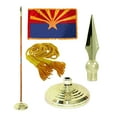 thumbnail image 1 of Indoor Arizona State Flag Kit - 8ft Pole - Spear Metal, 1 of 1