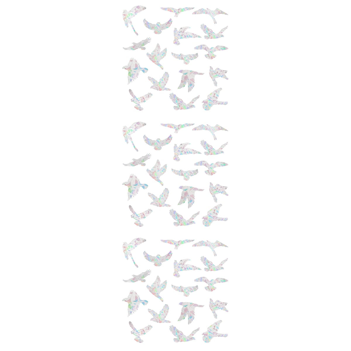 Indoor Background Window Decal Decor Sticker Clear Paper Transparent