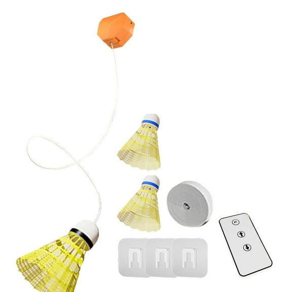 Indoor Badminton Trainer Self-Study Practice Set with Shuttlecock for Kids Solo Training