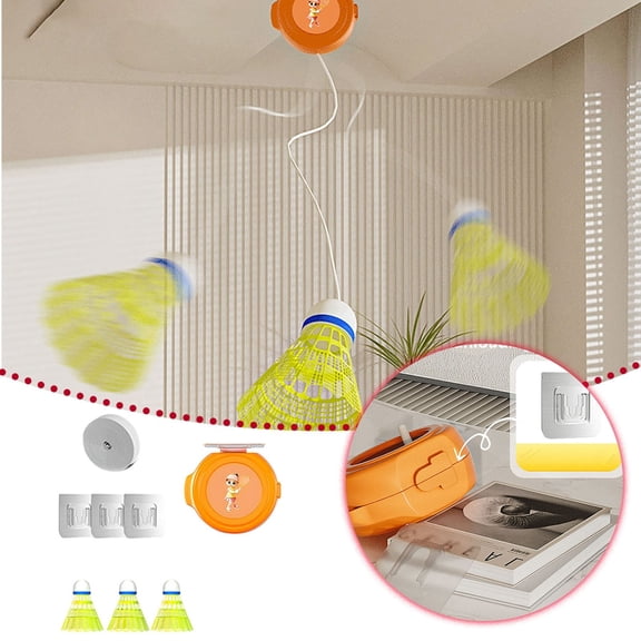Indoor Badminton Training Trainer for Indoor and Outdoor Play  Versatile Exerciser for Person to Practice Sport Skills