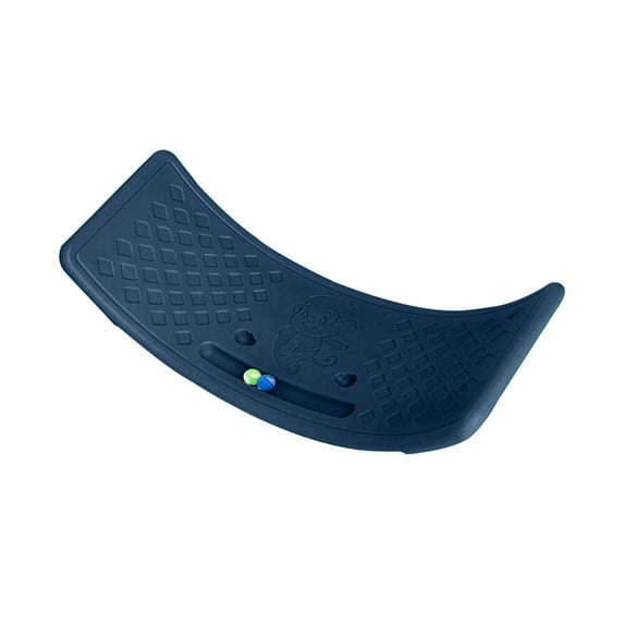 Indoor Balance Board Sensory Training Equipment Home Physical Exercise Curved Board for Stability Strength Focus Improvement Blue Color Durable Material Rocking Motion