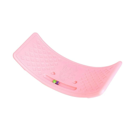 Indoor Balance Board Sensory Training Equipment Home Physical Exercise Curved Board for Stability Strength Focus Improvement Blue Color Durable Material Rocking Motion