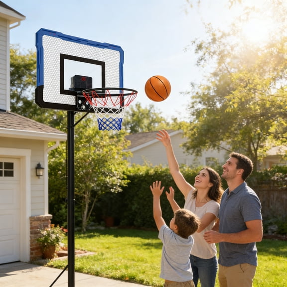 Indoor Basketball Hoop for Boys with Red Led Lights Mini Basketball Hoop with Scoreboard Over The Door Basketball Hoops Birthday Gifts for Boys Basketball Toys for 4-12 Year Old Boys Girls