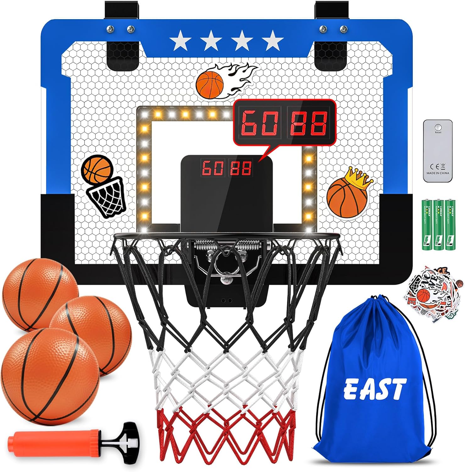 Gifts For 6 Years Old Girls Portable Door Mini Basketball Hoop With ...
