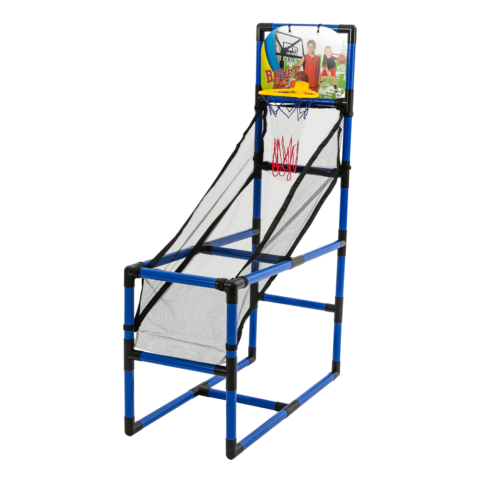 Indoor Basketball Hoop with Stable Structure, Basketball-Patterned ...