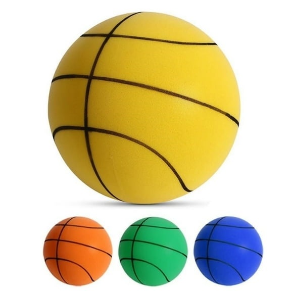 Indoor Basketball Silent - High-Elasticity Foam - Quiet Dribbling Ball - Various Indoor & Outdoor Activities - Experience Low Noise Play