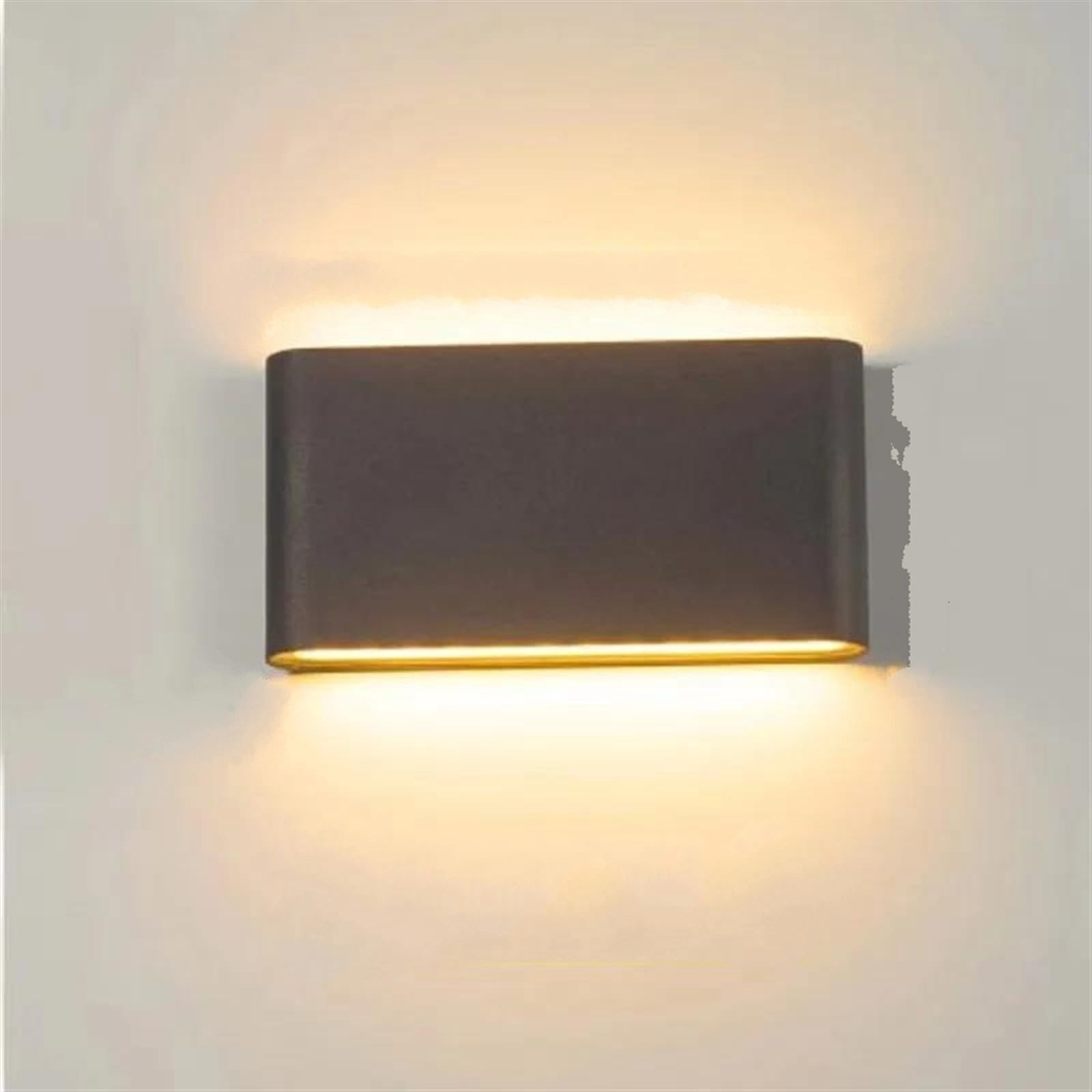 Indoor Bedroom Living Room Stairs Wall Light Outdoor Waterproof Garden Lighting Aluminum 6W 12W Wall Lamp