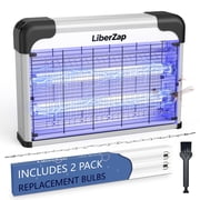 Indoor Bug Zapper 20W   Powerful Electronic Mosquito Zapper , Fly Catchers with 2 Replacement Bulbs for Home, Kitchen, and Office Use
