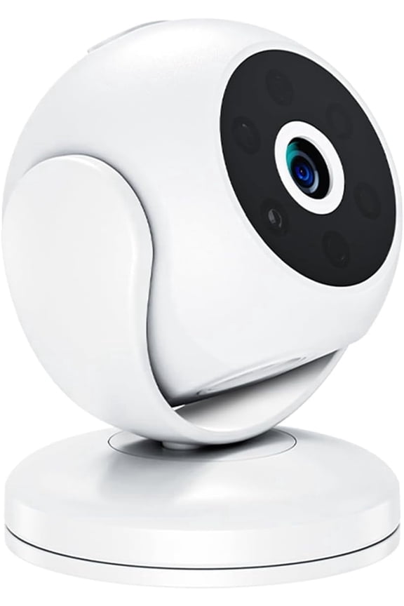 Indoor Camera for Home Security, Wireless Magnetic Camera with 170 Lens, Motion Detection Alerts, IR Night Vision, Cloud & TF Storage, Magnetic Mount (No SD Card)
