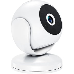 Indoor Camera for Home Security, Wireless Magnetic Camera with 170 Lens, Motion Detection Alerts, IR Night Vision, Cloud & TF Storage, Magnetic Mount (No SD Card)