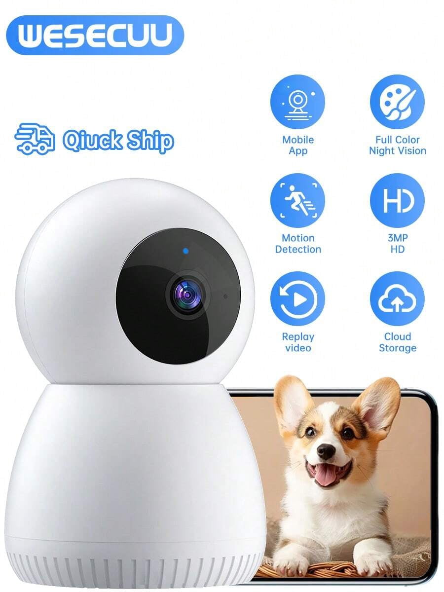 Curated visual reference: Wireless Pet Camera For Pet Parents Reference: Indoor Camera Security Camera Wireless Indoor Home 5G Surveillance