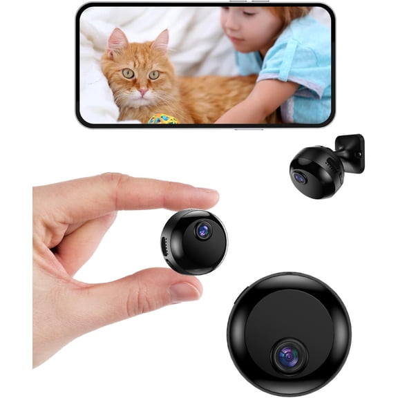 Indoor Camera Wireless 1080P Wi-Fi for Home Security Pet Monitoring, Motion Detection & Night Vision Nanny Cam Cameras,SD Cloud Storage