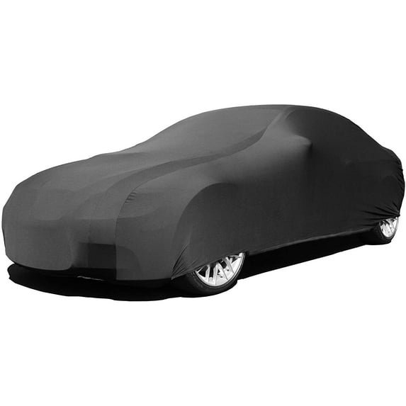 Indoor Car Cover Compatible with Jaguar XJL Extended 206" Long 2011-2012 - Black Satin - Ultra Soft Indoor Material - Guaranteed Includes Storage Bag