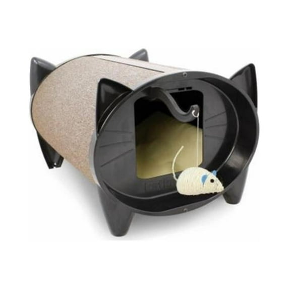 Indoor Cat House Cat Scratcher, Oatmeal