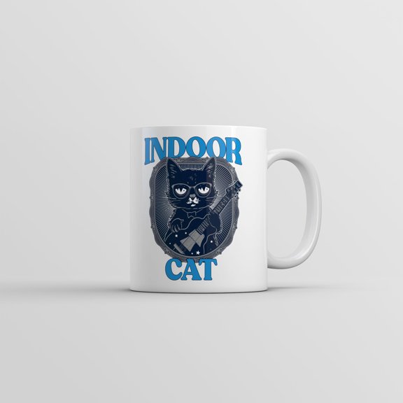 Indoor Cat Mug Funny Sarcastic Introvert Coffee Cup