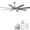 thumbnail image 1 of Indoor Ceiling Fan with Lights, 52 inch for Bedroom, Living Room, Dining Room, with 3-Speed, Remote Control, 5 Wood Fan Blades, 2-in-1 Fan and LED Light Design, D5154, 1 of 10