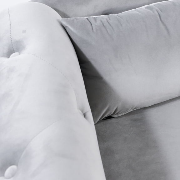 Indoor Chaise Lounge with Rolled Armrest | Enjoy Traditional Style in Bedroom