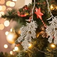 thumbnail image 1 of Indoor Christmas Decor, Adhesive Glitter Sequins Fruit Tree Branches Tassel Long Flower Strings Christmas Tree Rattan Hanging Decorations Holiday Decorations, 1 of 6