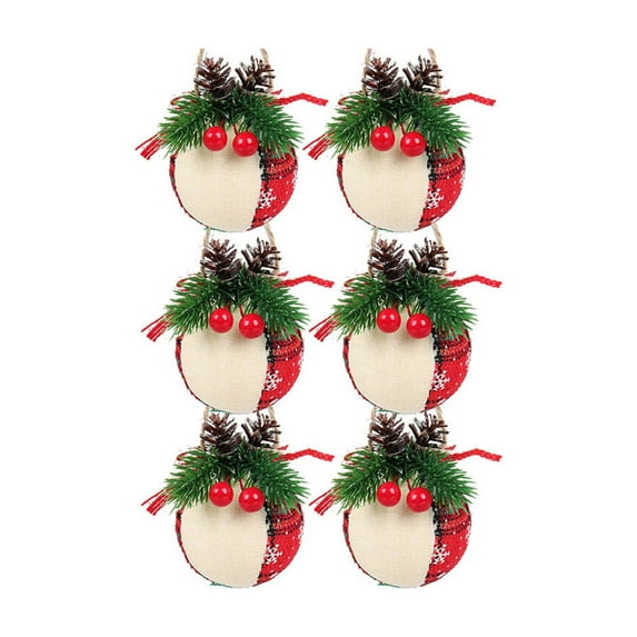 Indoor Christmas Decorations Christmas Cloth Bag Red Plaid 6cm Christmas Tree Hanging Decorations Christmas Foam Decorative Hangings. Up to 65% off!