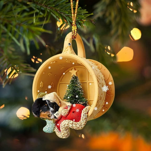 Indoor Christmas Decorations Christmas Tree Home Decor Christmas Pendant Ornaments Personality Tree Indoor Rear View