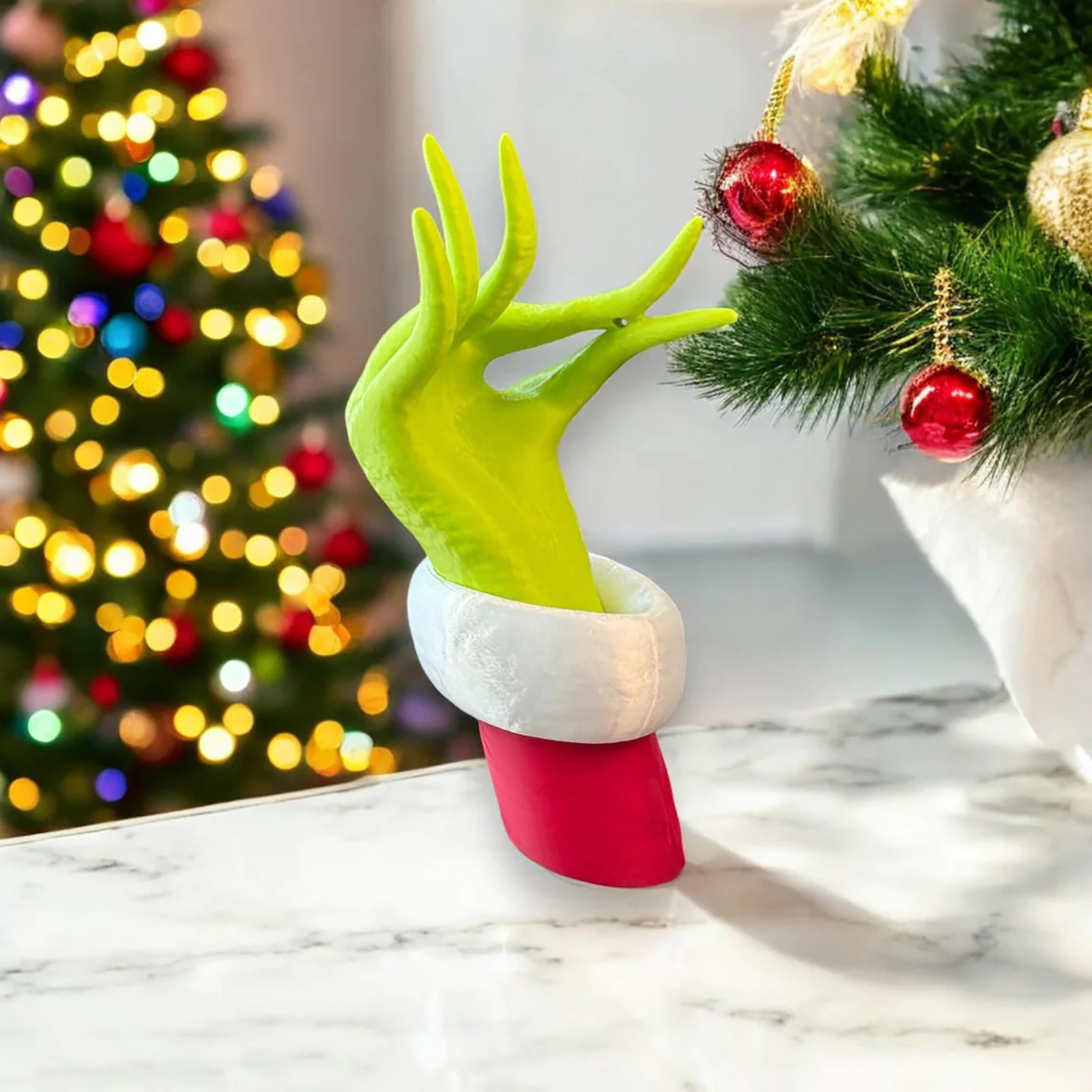 Indoor Christmas Decorations Hand, Touchable Wall Christmas Decorations ...