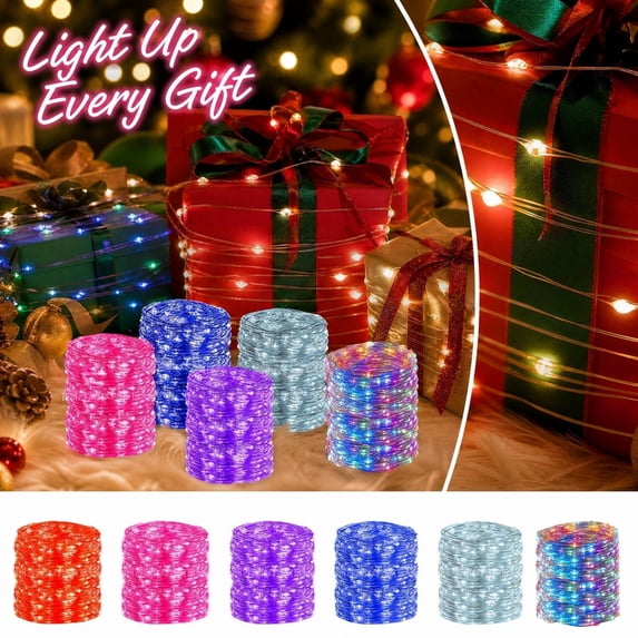 Indoor Christmas Lights Warm White Led Fairy Lights for Bedroom Dorm Room Decor Battery Operated String Lights for Party Christmas Tree and Holiday Celebrations