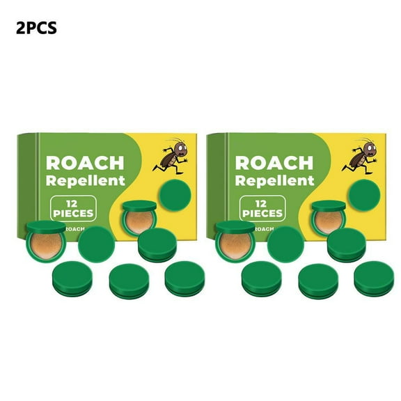 Indoor Cockroach Trap, Natural Roach Catcher with Quick Control, Non-Toxic Pest Solution for Garden & Home Use(2Pcs)