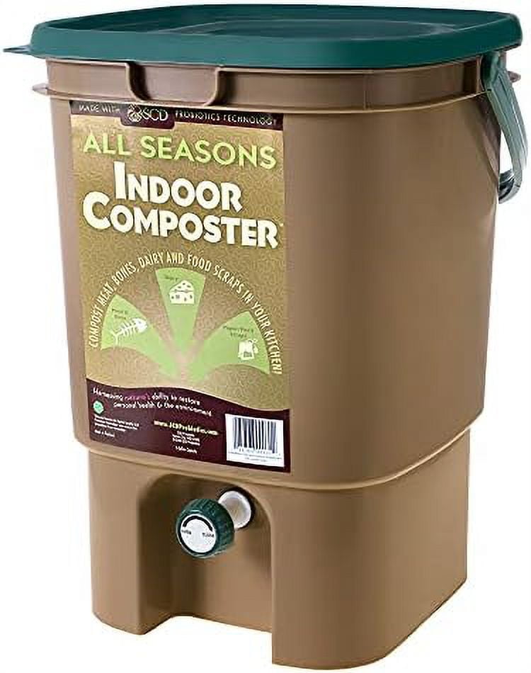 Indoor Composter, 5Gon Countertop Kitchen Compost Bin Easily Compost In Your Kitchen After