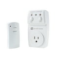 thumbnail image 1 of Indoor Cordless Electrical Outlet Plug With Programmable Remote Control By Lavish Home, 1 of 4