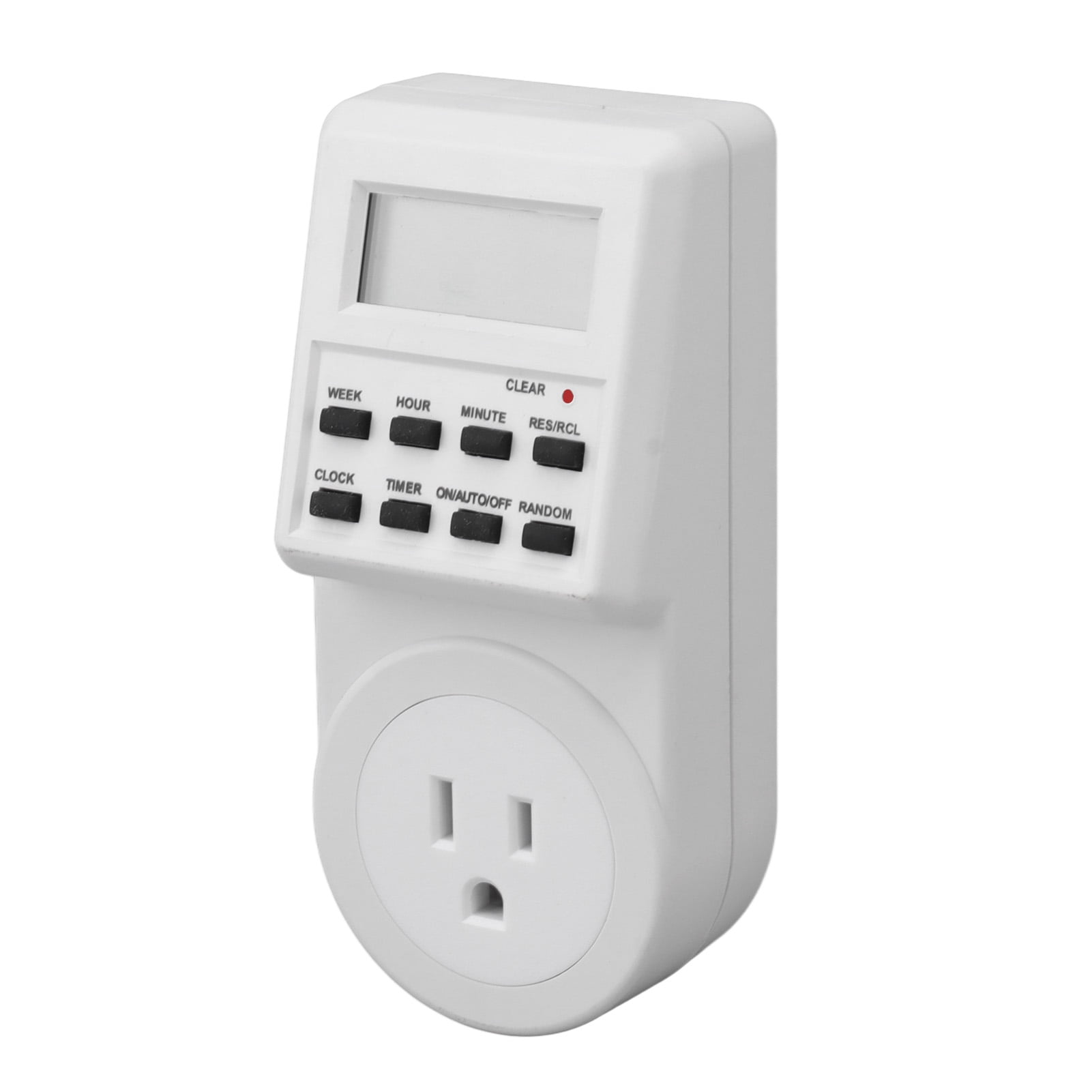 Indoor Countdown Timer, Mini Outlet Timer Digital Countdown Timer Auto Shut Off Outlet Power