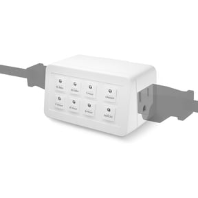 Indoor Countdown Timer with Repeat Function, 2-Outlets, 3-Prong