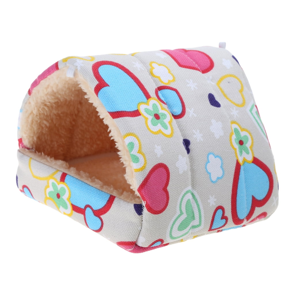 Picture of Indoor Cute Hamster Plush Bed Small Nest Guinea Pig Cage Hamster House ...
