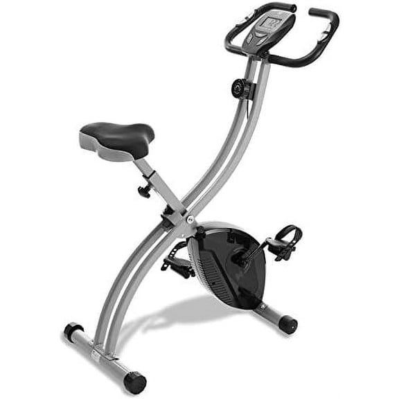 Indoor Cycling Bike - Folding, Upright Stationary Exercise Cycle with Magnetic Resistance$$Sport & Recreation Other