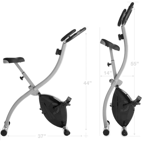 Indoor Cycling Bike - Folding, Upright Stationary Exercise Cycle with Magnetic Resistance$$Sport & Recreation Other