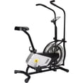 thumbnail image 1 of Indoor Cycling Bike,Smooth Belt Drive Stationary Exercise Bike, Bicycle Stationary Bike with Bottle Holder and Comfortable Seat Cushion for Home Cardio Gym Workout, I7817, 1 of 12