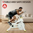 thumbnail image 1 of Indoor Cycling Bike with 30LB Flywheel, Quiet Belt Drive System, Adjustable Handlebars & Seat, LCD Display and Tablet Holder for Home Workouts, 1 of 8