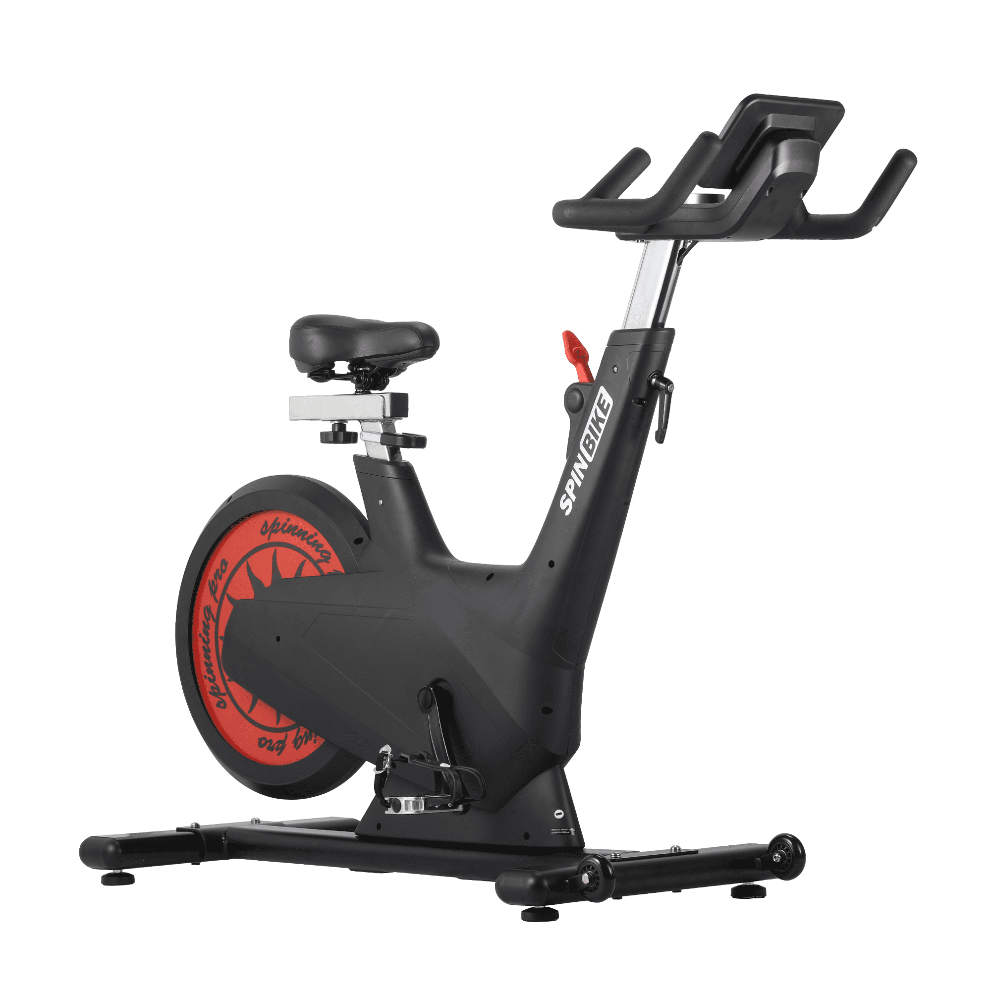 Indoor Cycling Exercise Bike with Pad Holder , Magnetic Stationary Cycling Equipment for Home, 298lbs Capacity