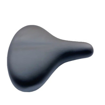 Indoor Cycling Saddle For Exercise Bike, Ergonomic Plastic Seat Cushion With Upright Design, Quiet Belt Drive Compatible, Black 30X25x3cm