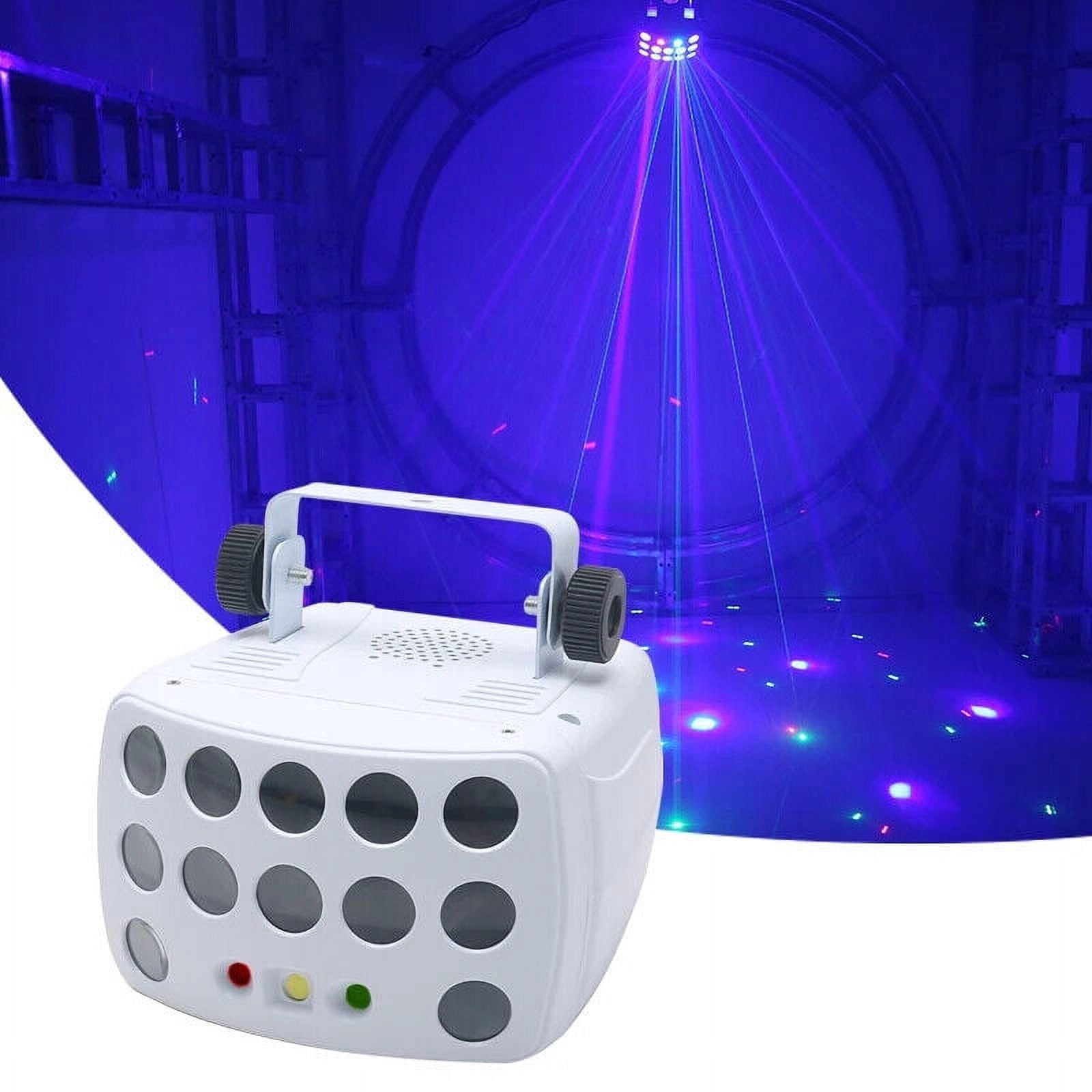 Indoor Disco Laser Light 3in1 LED Butterfly Wedding Stage Lighting with Remote