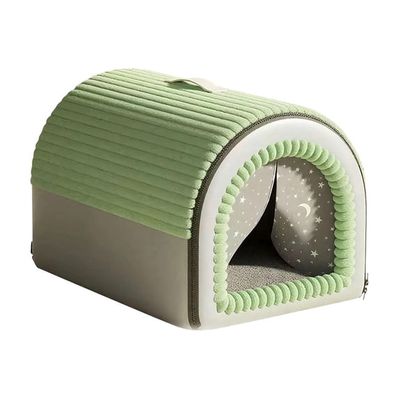 Cover 2 Indoor Dog House,2-in-1 Portable Foldable House Bed with Cover Pet Tent ...