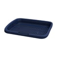thumbnail image 1 of Indoor Dog Potty Tray 18.7"x14.76" Pet Pee Pad Holder, Puppy Training Holder, Bathroom Dogs Litter Box, Easy to Clean (Blue), 1 of 6