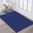 thumbnail image 1 of Indoor Door Mat 2x3 ft Small Area Rugs Washable Front Door Mat Non Slip Rubber Backed Entryway Rug Cotton Entrance Doormat for Front Porch Bathroom Kitchen Bedroom, Royal Blue/Navy, 1 of 9
