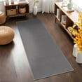 thumbnail image 1 of MeyJey 2'x6' Runner Rug Non Slip Washable Farmhouse Hallway Rug for Kitchen/Laundry Room, Gray, 1 of 8