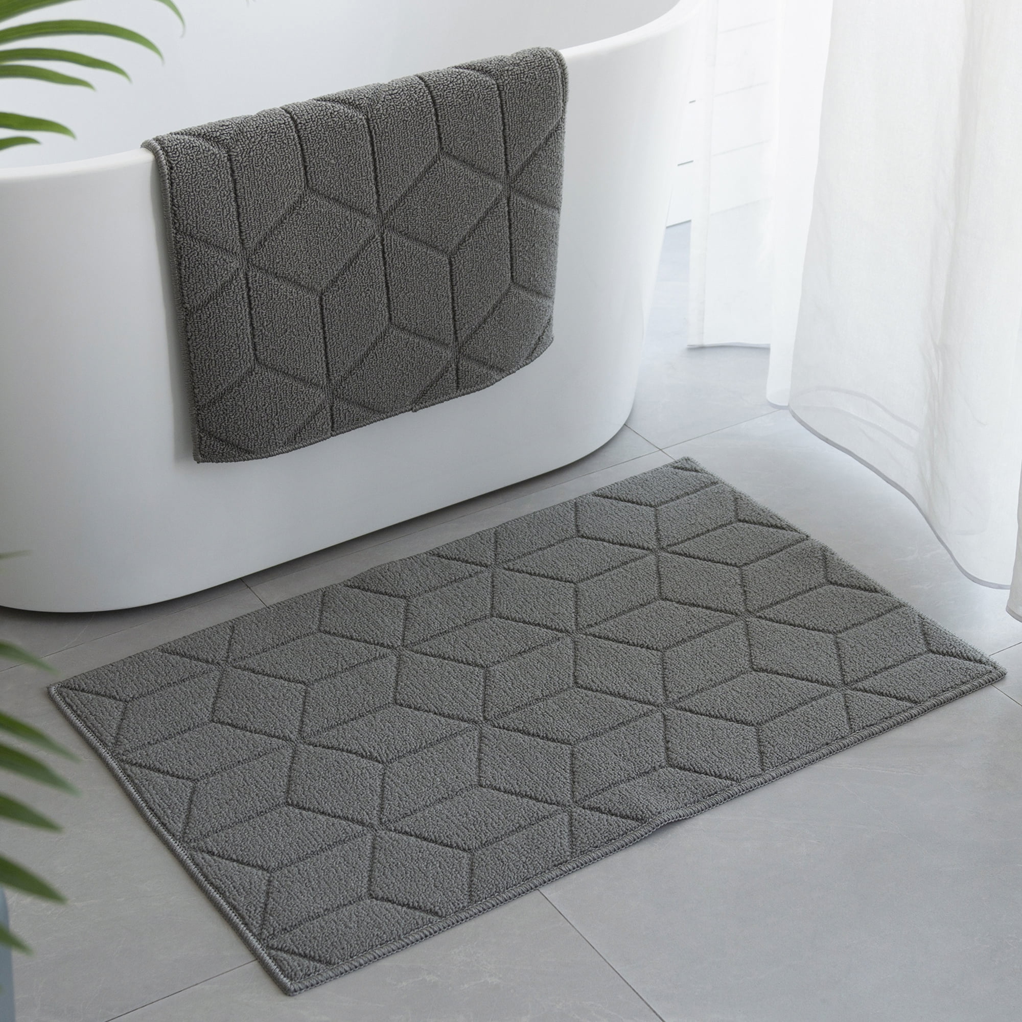 Indoor Door Mat Set, 2PCS Entryway Doormats, Machine Washable AntiSlip