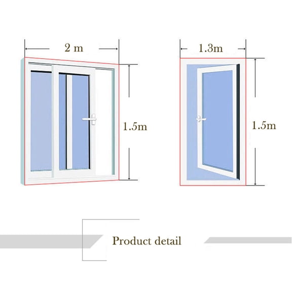 Indoor Door Window Insect Screen Curtain, Breathable Mesh Mosquito Netting, Anti-Fly Bug Protection Screen, Flexible Mesh Curtain for Home Indoor Window Door Insect Isolation