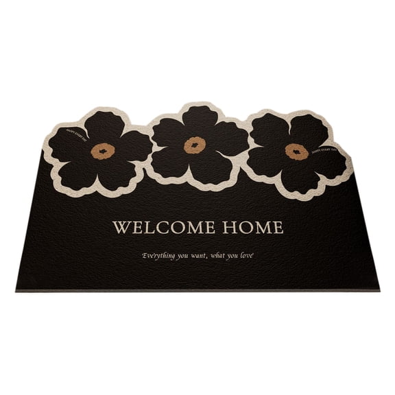 Indoor Doormat,16x24In,Super Absorbs Mud Mat,Washable Non-Slip Rubber Backing Clean Door Mat for Doorways Inside Dirt Trapper Mats Shoes Scraper