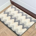 thumbnail image 1 of Indoor Doormat 20"x 32", Absorbent Front Back Door Mat Floor Mats, Rubber Backing Non Slip Door Mats Inside Entrance Door Runner Rug Mud Dirt Trapper, Machine Washable Low Profile-Grey Time Cloister, 1 of 6