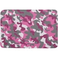 thumbnail image 1 of Indoor Doormat,Front Back Door Mats with Non Slip Backing,Abstract Pink Gray Camouflage Welcome Entrance Floor Mat for Outdoor Entry Way, Bathroom Kitchen Rugs 16x24 Inch, 1 of 4