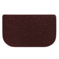 thumbnail image 1 of Indoor Doormat Front Door Mat, Low-Profile Kitchen Rug, Absorbent Mud Half Round Entrance Mat for Outdoors, Entryway, Patio, Bedroom, Red Brown, 17*28", 1 of 7
